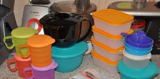 Plastfat Tupperware - anmeldelser