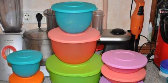 Plastfat Tupperware - anmeldelser