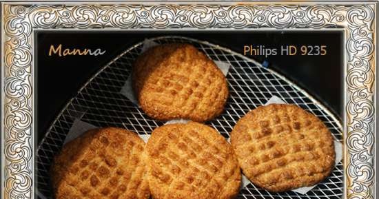 Philips Airfryer auzu pārslu kanēļa smilšu maizes cepumi HD9235