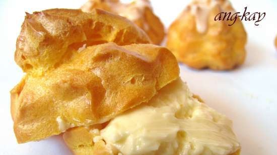 Pumpkin profiteroles