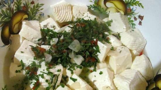 Feta marinated at home on Feta sourdough