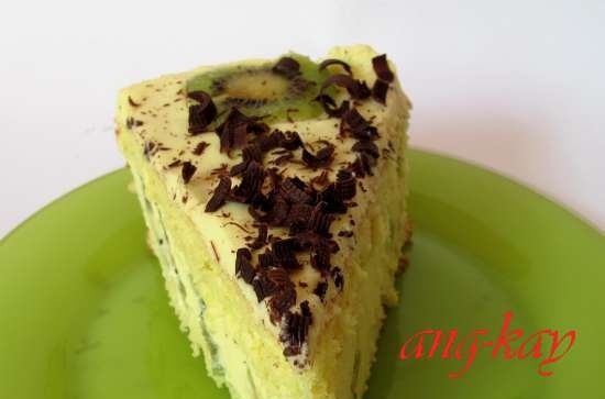 Friskere kake med kiwi