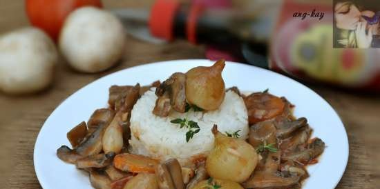 Sopp bourguignon