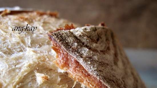 Sourdough bread with dark beer