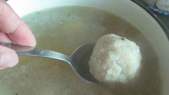 Fish Meatball Soup