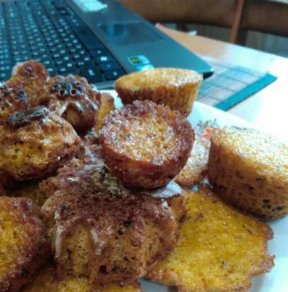 Oransje muffin, mager