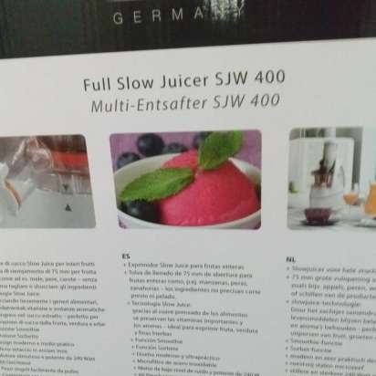 Auger juicer Caso SJW 400