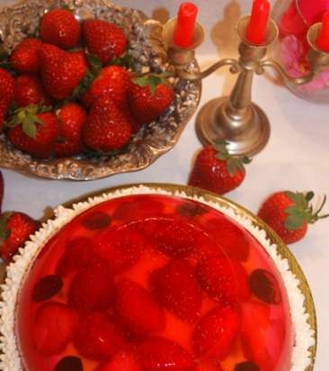 Ostekake Strawberry Dome