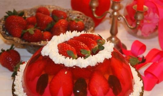 Ostekake Strawberry Dome