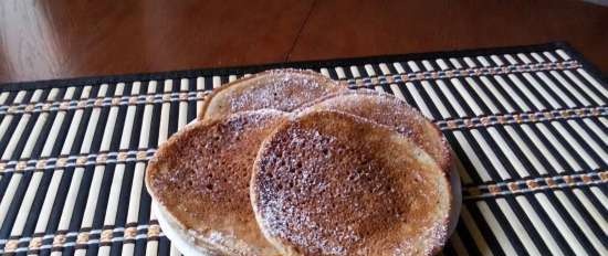 Jamaican banana pancakes (pancake maker Orion)