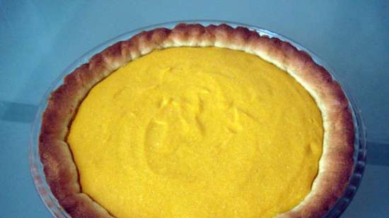 Gresskar og cottage cheese pie