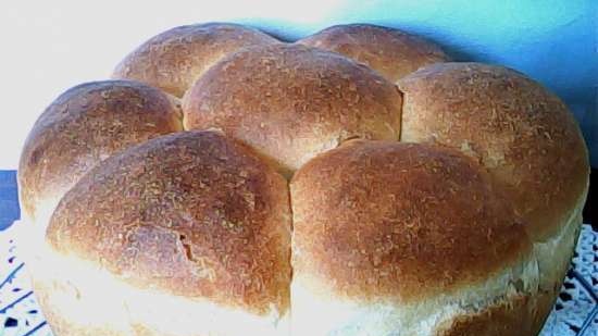 Chamomile bread according to GOST