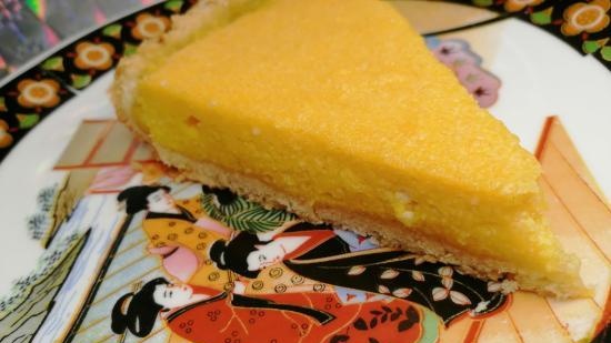 Gresskar og cottage cheese pie