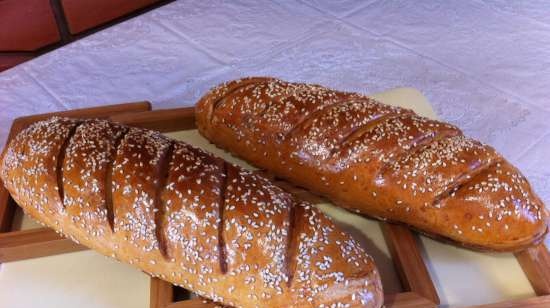 Hvordan forme et brød som skal bakes i ovnen