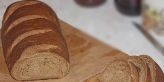 Wheat-rye bread "For those who want, but are afraid" (oven)