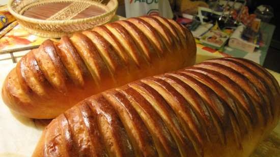 Vienna Wheat Bread (Le pain viennois from Jean-Yves Guinard) (oven)