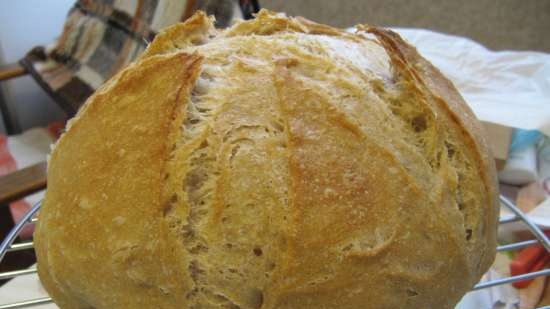 Sourdough bread with dark beer