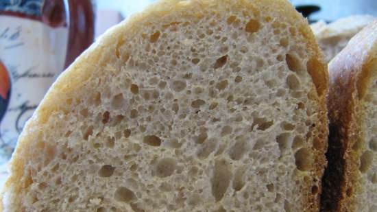 Sourdough bread with dark beer