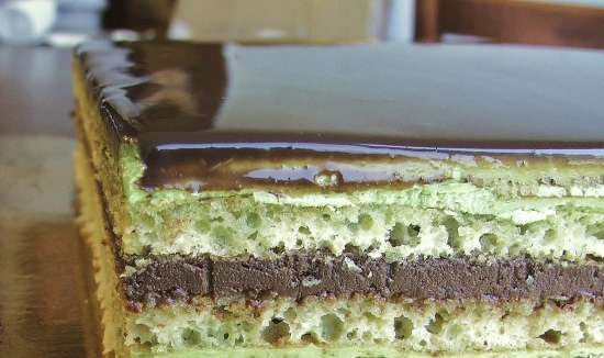 Opera Green Tea cake (master class)