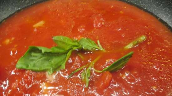 Mozzarella nhúng sốt marinara