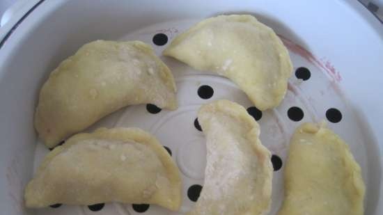 Dampede dumplings (uvanlig deigoppskrift)