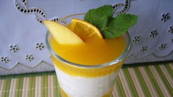 Orange-mango cream