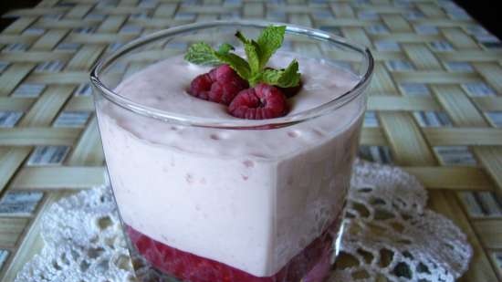 Raspberry Dessert Double Layer