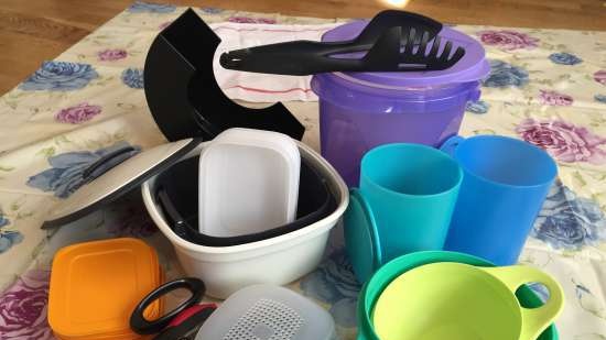 Plastmasas trauki Tupperware - atsauksmes