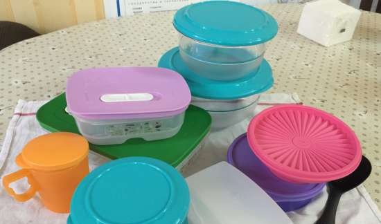 Plastmasas trauki Tupperware - atsauksmes