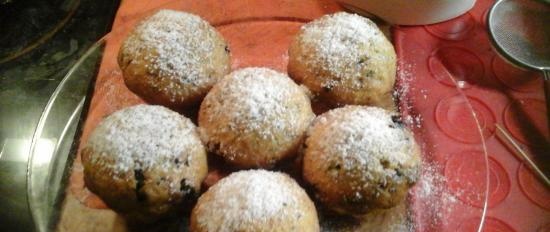 Gresskar muffins med hasselnøtt streusel