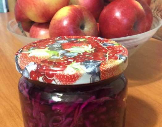 Rotkraut suss - sauer - pickled red cabbage