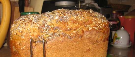 Wheat-rye bread in a bread maker (our family-proven recipe)