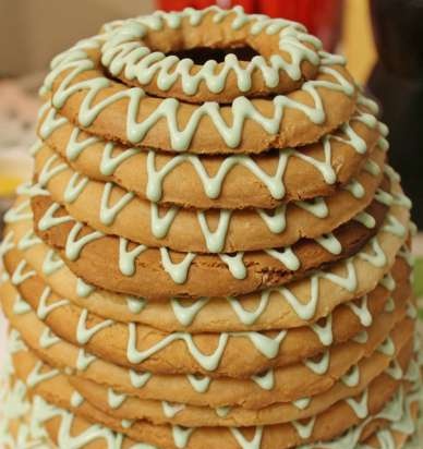 Norsk tradisjonell Kransekake-kake