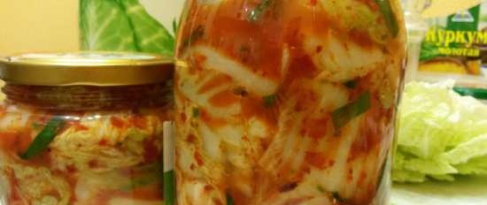 Kimchi jchige (אפשרות צמחונית)