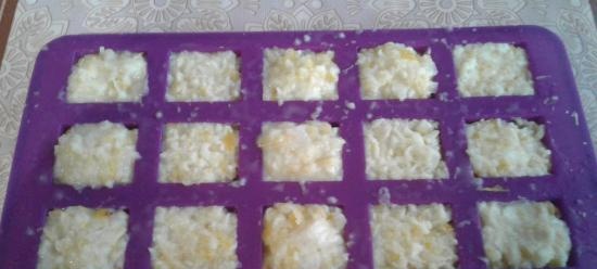 Lemon cubes (frozen)