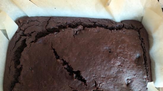 Black bean brownie til te