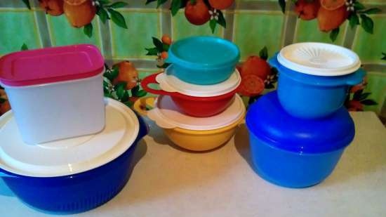 Plastmasas trauki Tupperware - atsauksmes