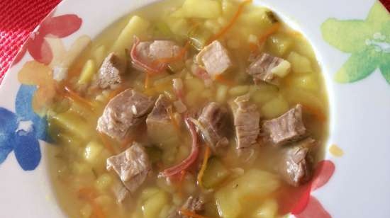 Šprēvaldes kartupeļu zupa (Spreewаеlder Kartoffelsuppe)