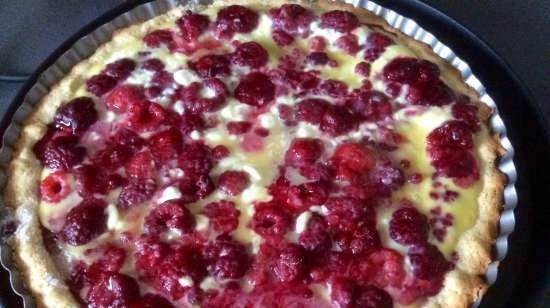 Raspberry tart (bánh pizza công chúa)