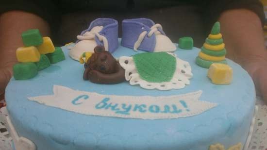 Cakes for birth, baptism, year (not numbers)