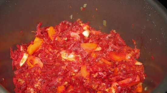 Borscht i en trykkoker liberty-mp-900