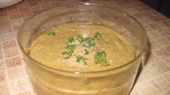 Chicken liver pate (pressure cooker Liberty-mp 900)