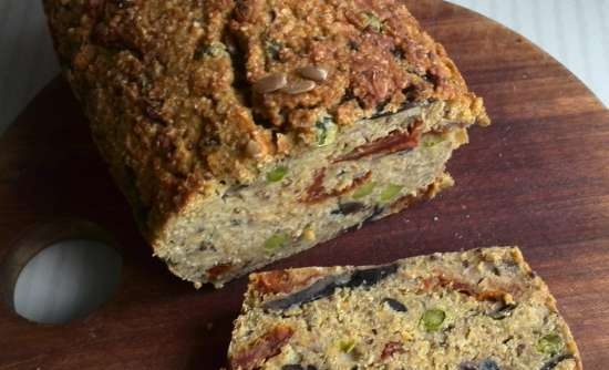 Quinoa Loaf med sopp og erter