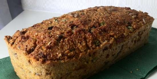 Quinoa Loaf med sopp og erter