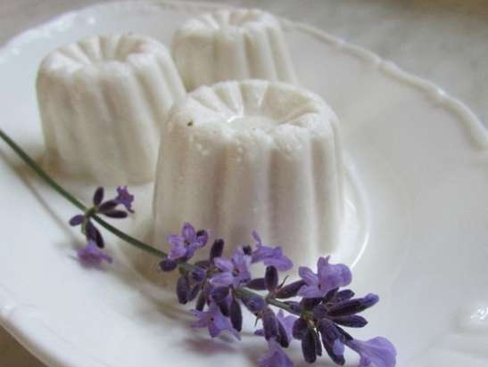 Lavender ice cream