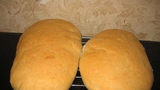 Ciabatta (mīcīšana maizes mašīnā)