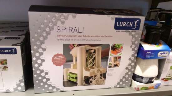 Spiralhakker (skiver, spiralizer) for kutting av grønnsaker og frukt