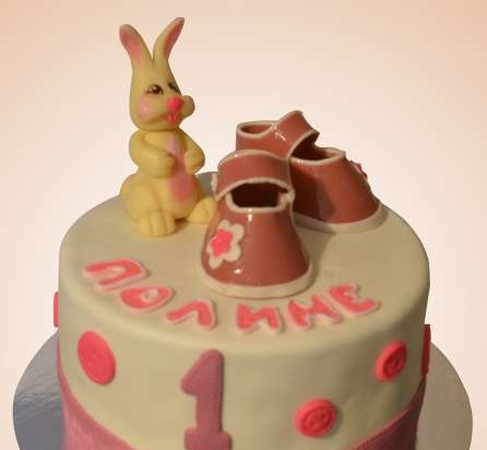 Cakes for birth, baptism, year (not numbers)