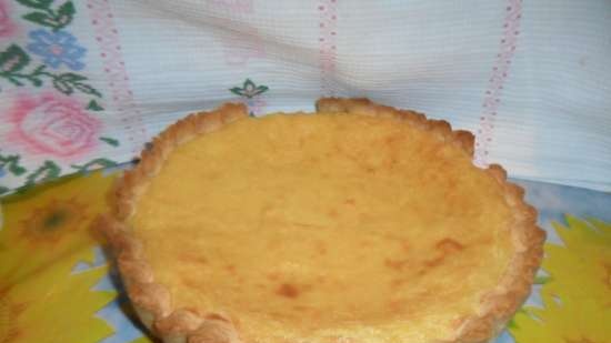 Gresskar og cottage cheese pie