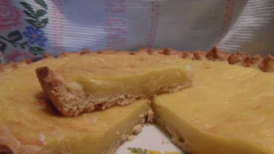 Gresskar og cottage cheese pie